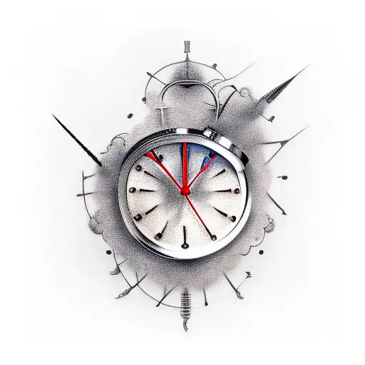 Clock Swallow Clouds