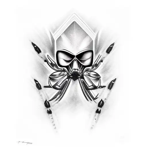 Chrome Dripping Black Widow