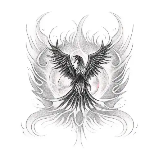 A Phoenix Being Reborn