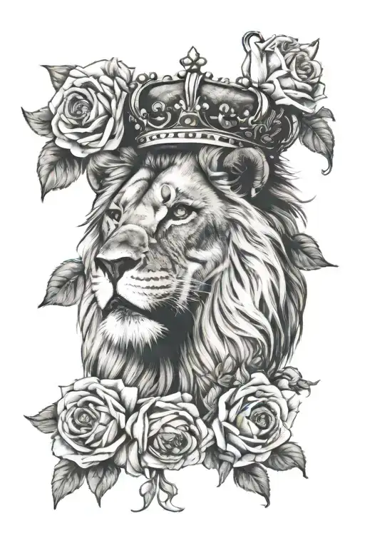 Lion Roses Crown
