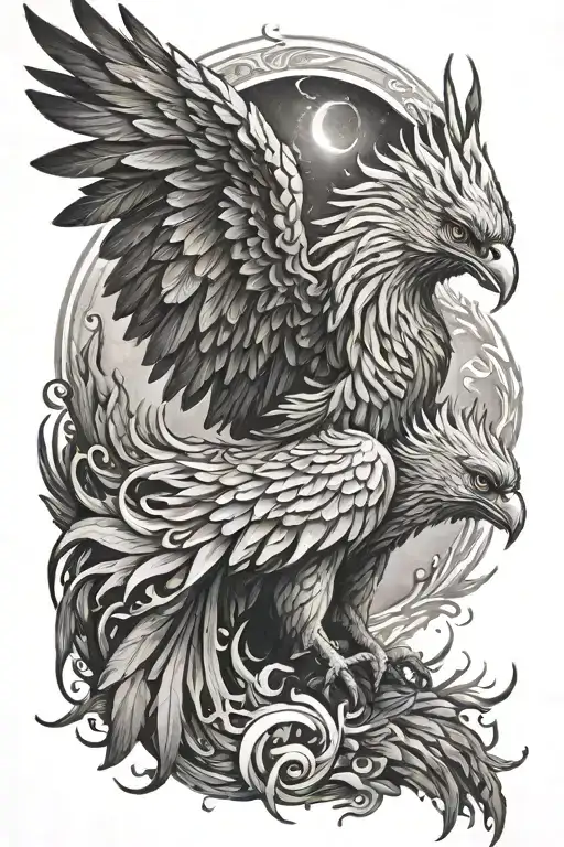 Phoenix Rising From The Ashes