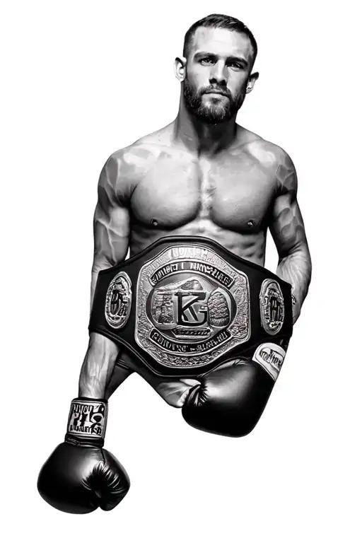 Boxing Ring Championship Belt