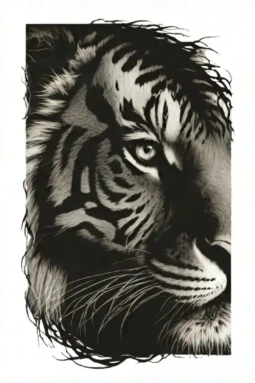 Lightning Tiger Face