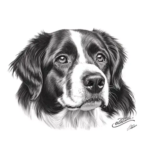 Dog San Bernardo Deceased