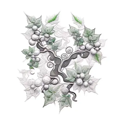 Ivy Vine Willow Branch