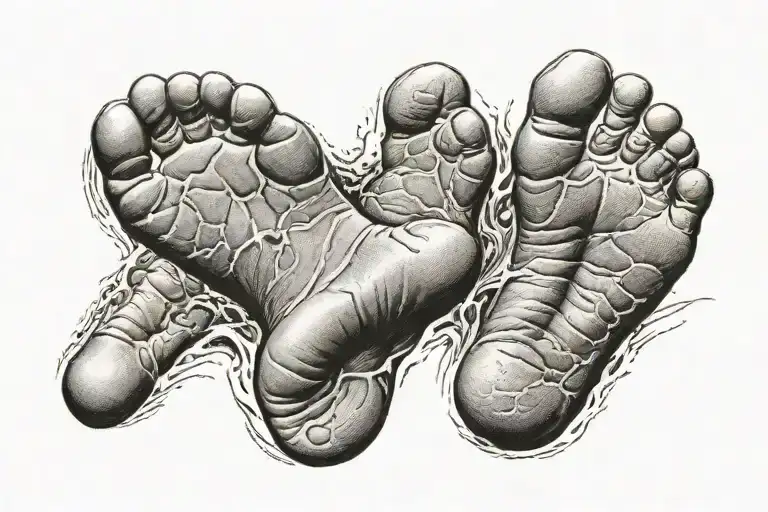 Newborn Baby Foot Prints