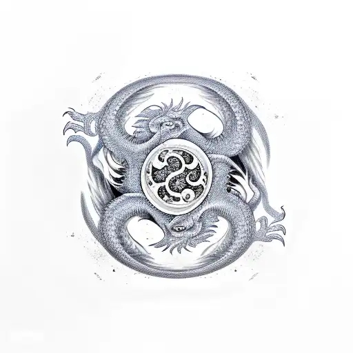 Dragon Phoenix Ying Yang