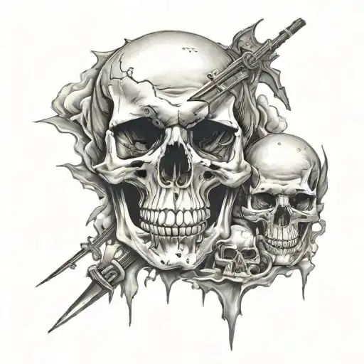 Skull War Scene