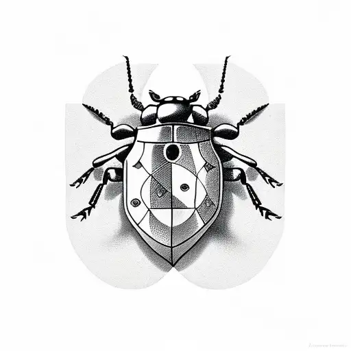 Beetle On Chess Piece