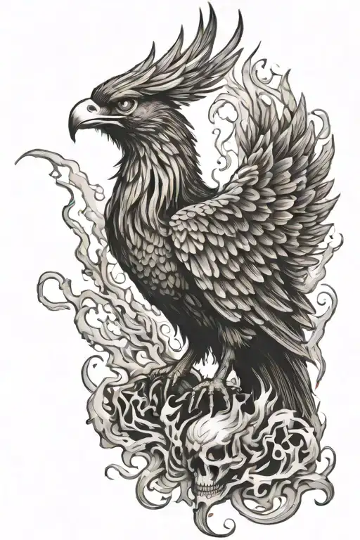Phoenix Rising From Ashes