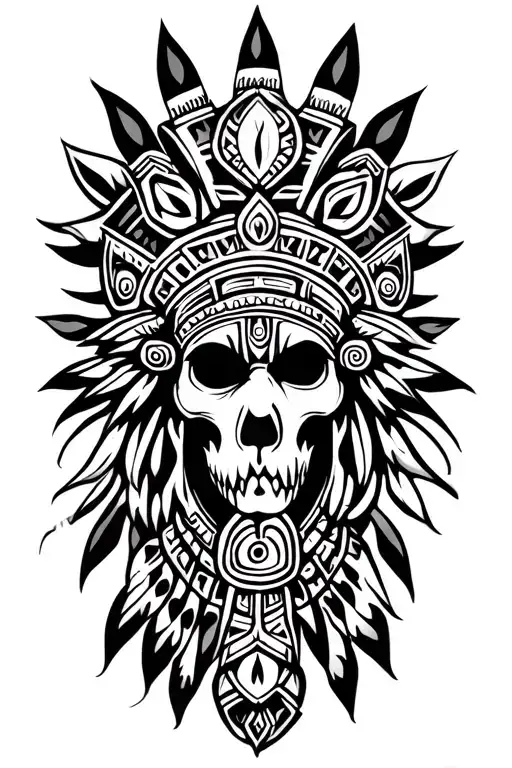 Azteca Tribal Design