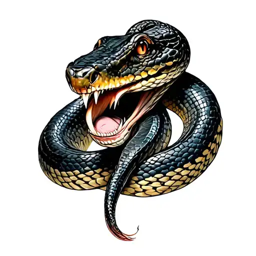 Snake Eating Its Own Tail