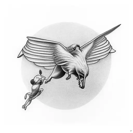 Ikarus Flying To The Sun