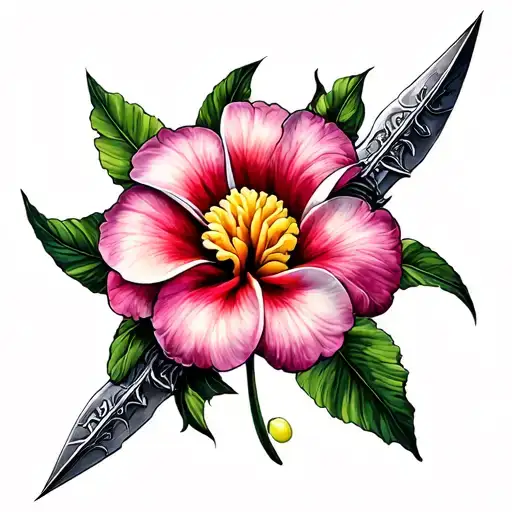 Carnation And Plumeria Death Spear Going