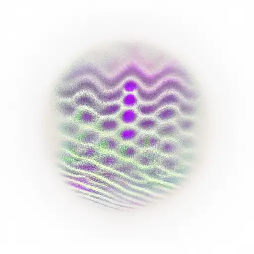 Realistic Depiction Of Purple Soundwaves Forming The Word Nmc