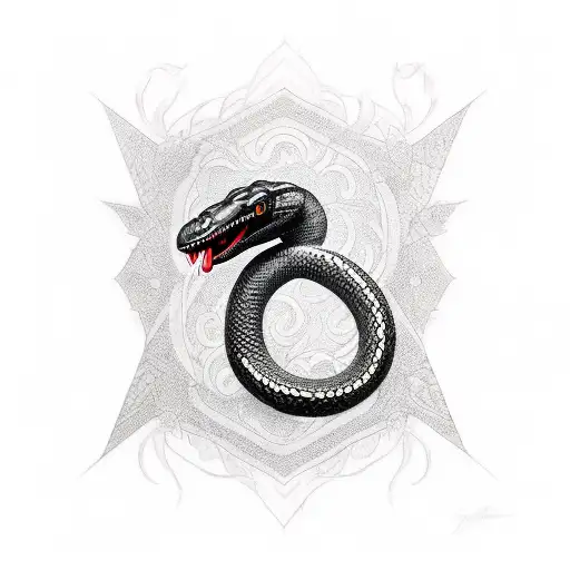 Black Heavy Snake Cobra Dark Theme