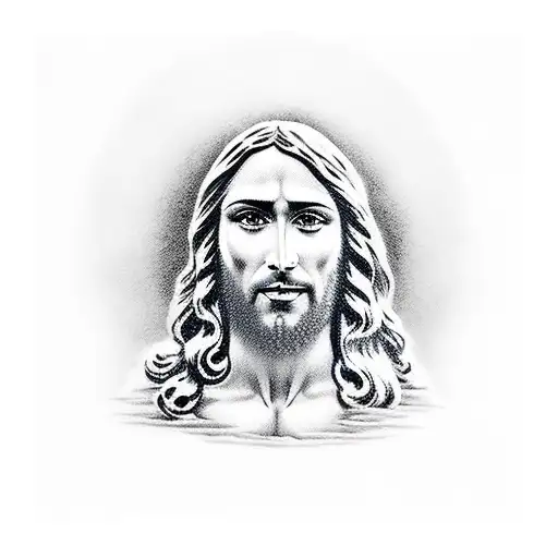 Jesus Head From The Side