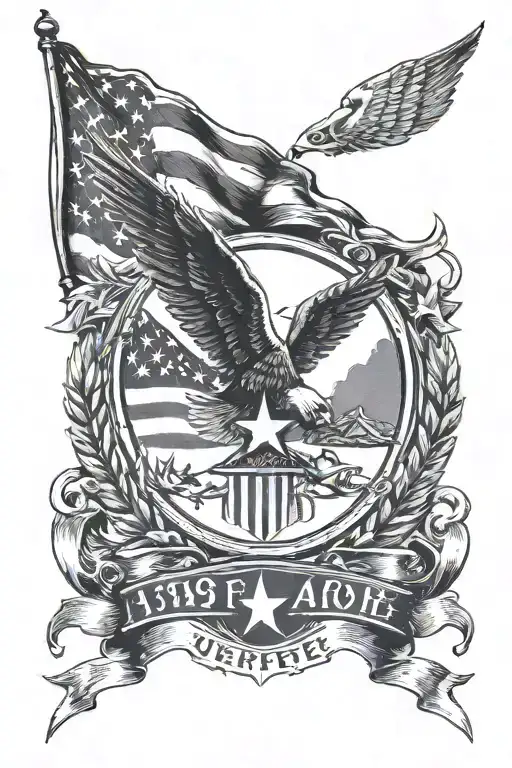 1955 Us Airforce Logo Japanese Heritage Italian Heritage American Flag Clou