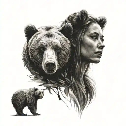 Bear With A Woman