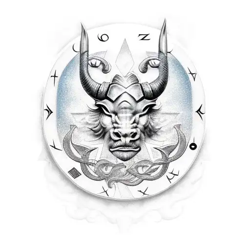 Aquarius Zodiac Sign Head