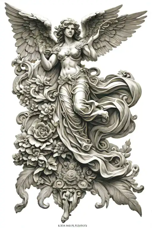 Sculpture Dynamic Angel