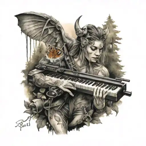 Forest Music Keys Warrior