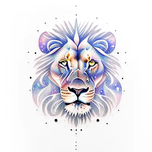 Galaxy And A Lion