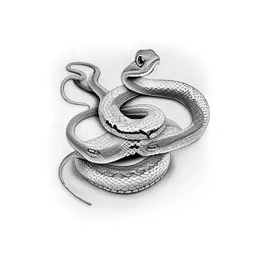 Wrap Around Snake Semi-realistic