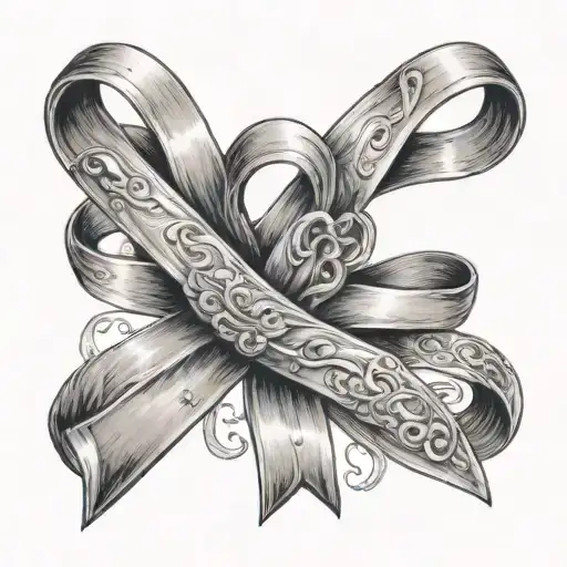 Fighting Cancer Ribbon