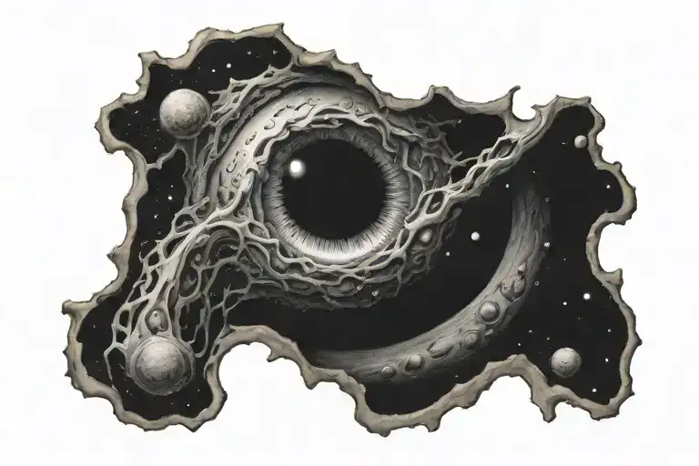Black Hole Eating Star