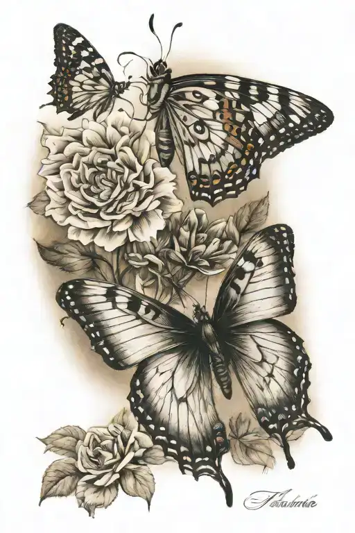 Quote And Butterfly Emerging