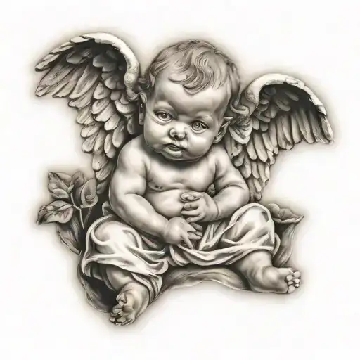 Baby Angel Statue