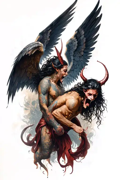 Battle Of Angel And Demon