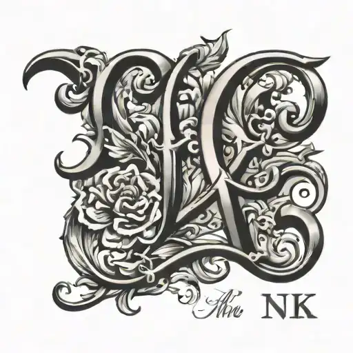 Nk Initial With Love Theme