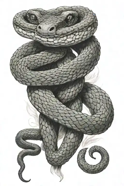 Two Headed Snake Slithering