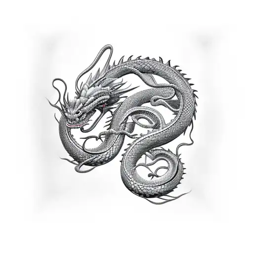 Dragon And Snake Geometric