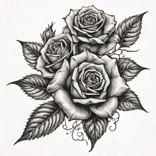 Human And Rose Growing