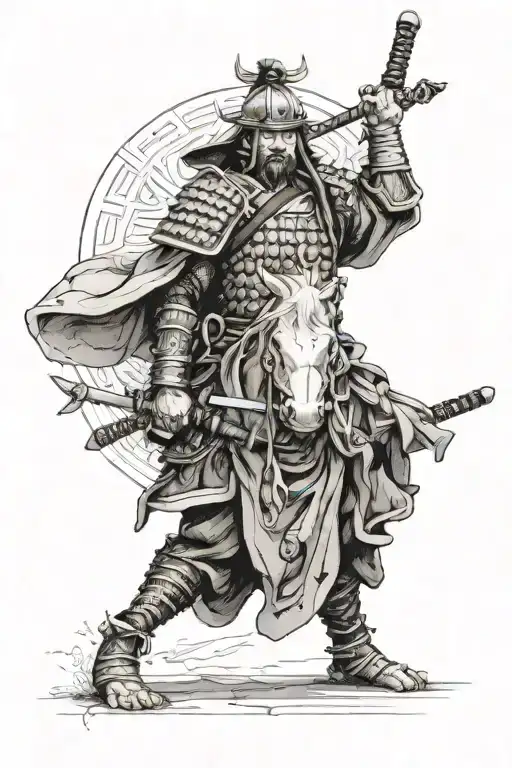 A Samurai As Opposed To A Viking