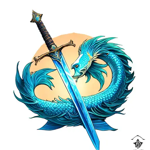 Pisces Sword Strength Inspired