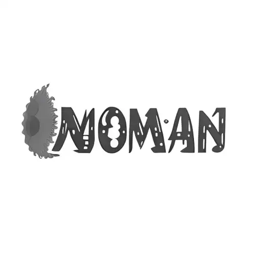 The Word'moon'on A Black Background