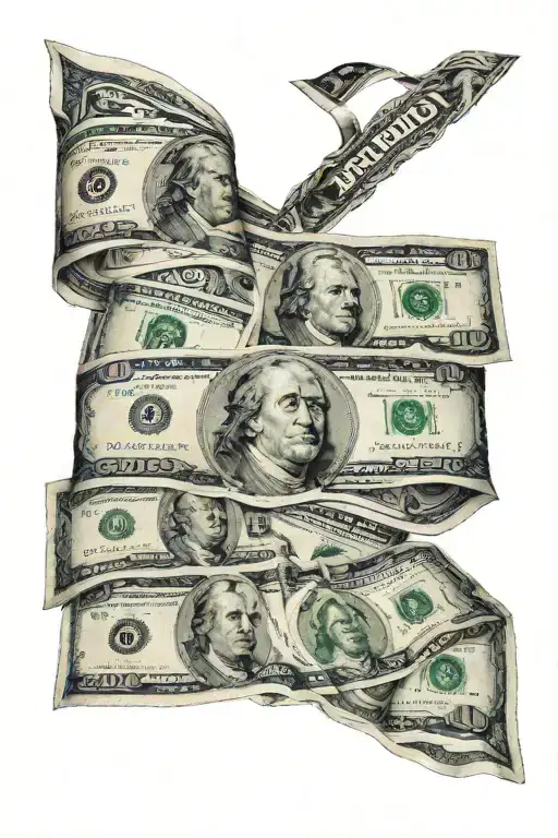 Money Sleeve Tattoo Design