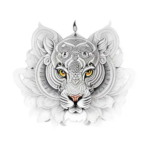 Full Sleeve With Animals From Hindu Mythology