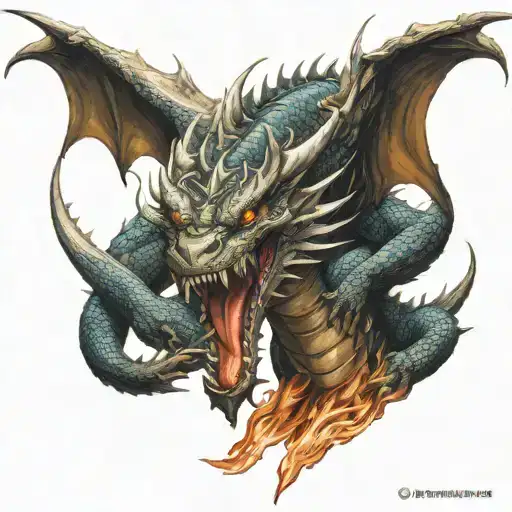 Angry Dragon Sword Fire Breathing Dragon