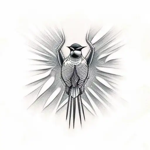 Bird With Nails Through It's Chest