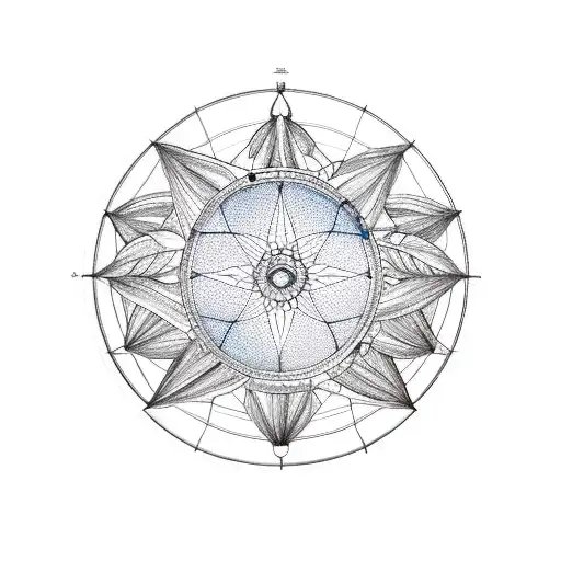 A Dreamcatcher Made Of Architectural Blueprints