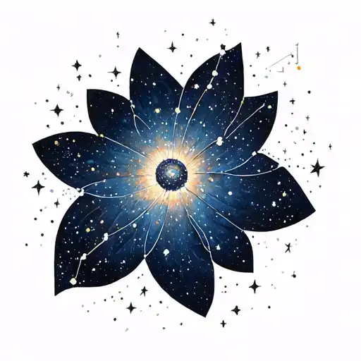 Unique Cosmos And Star Constellation