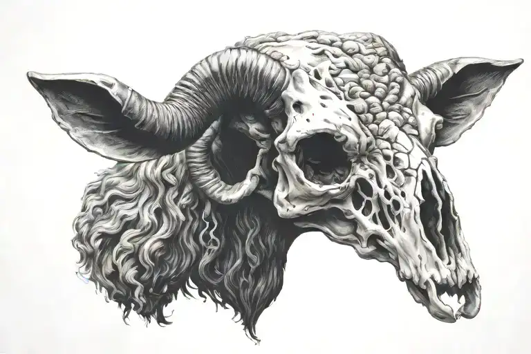 Black Sheep Skull