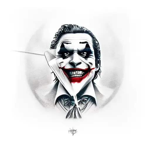 Joker From Film Realistic