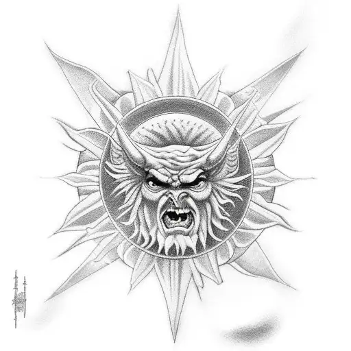 Angle And Satan Sun Sea