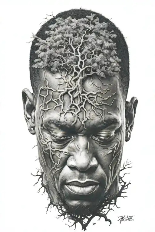Black Man And A Tree